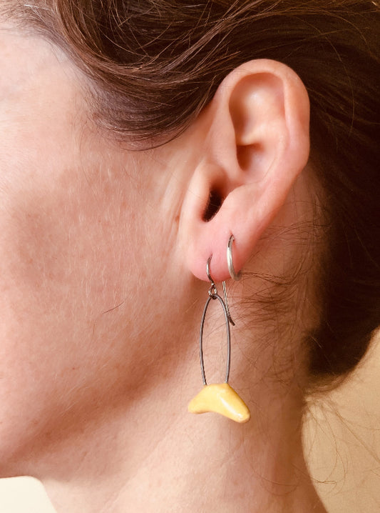 handmade ceramic earrings