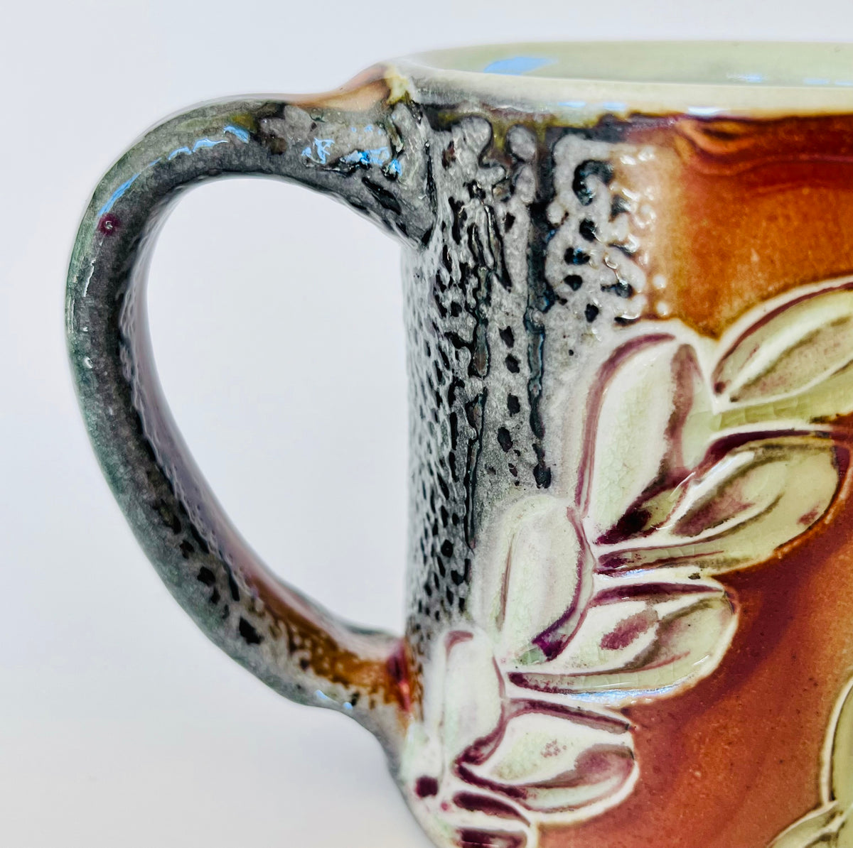 Large Carved Mug