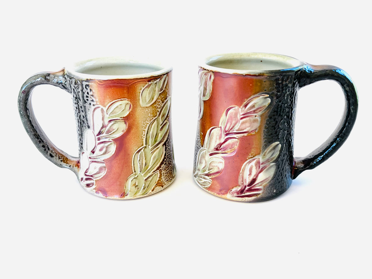 Large Carved Mug