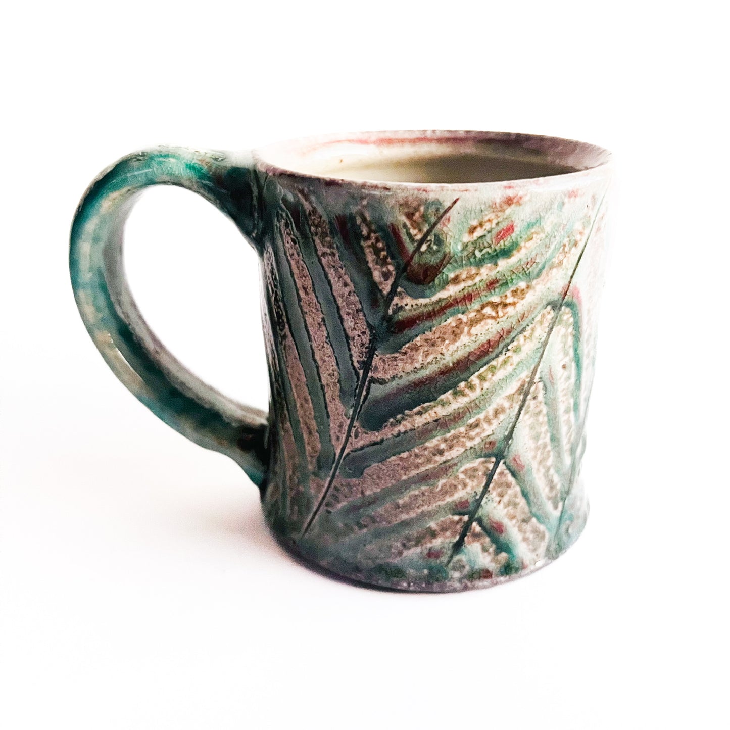 Green Patterned Mugs