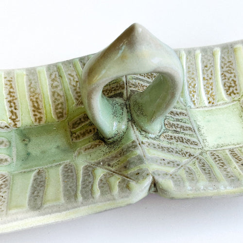 green rectangle tray with variations