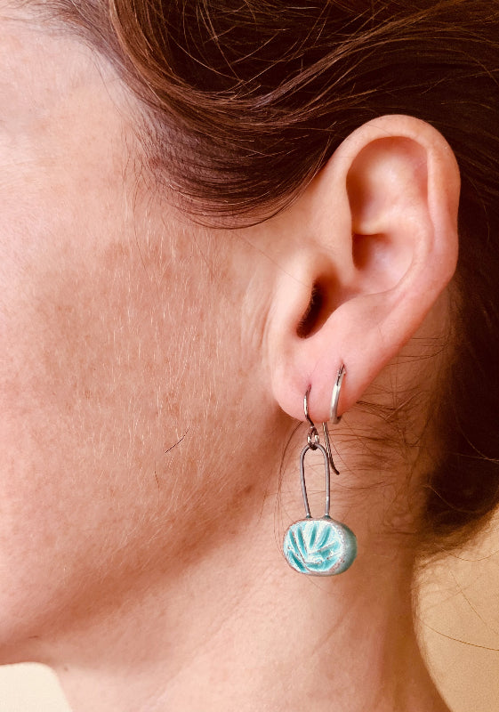 handmade ceramic earrings