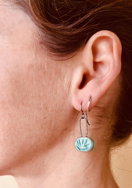 handmade ceramic earrings