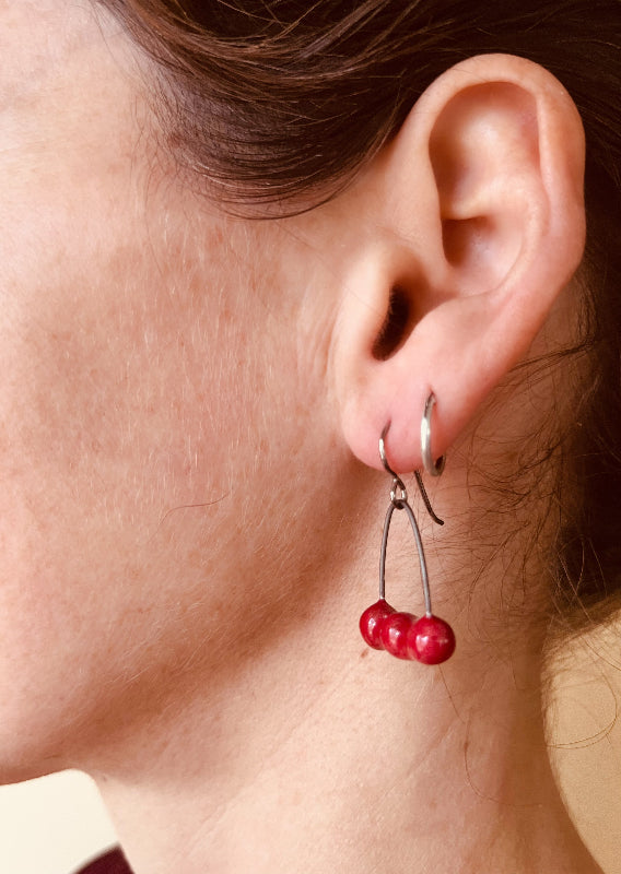 handmade ceramic earrings