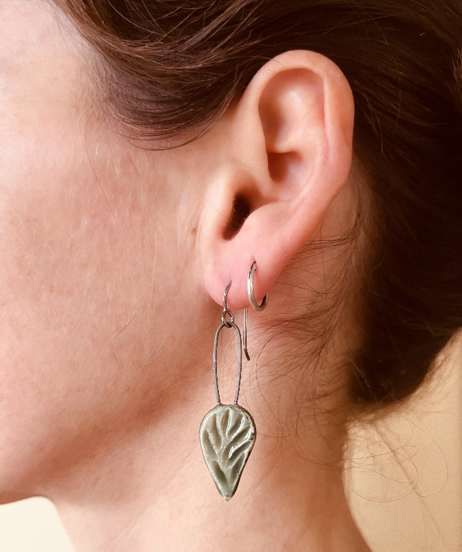 handmade ceramic earrings