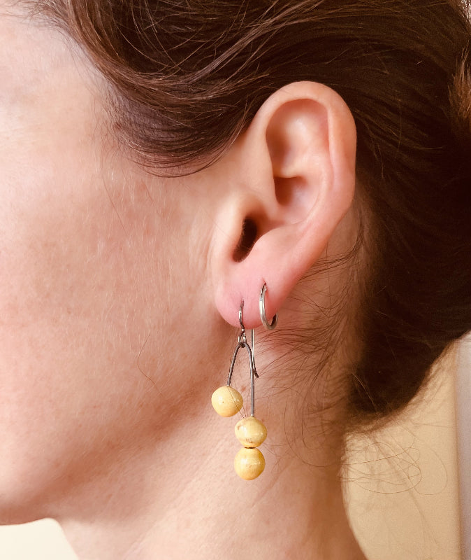 handmade ceramic earrings