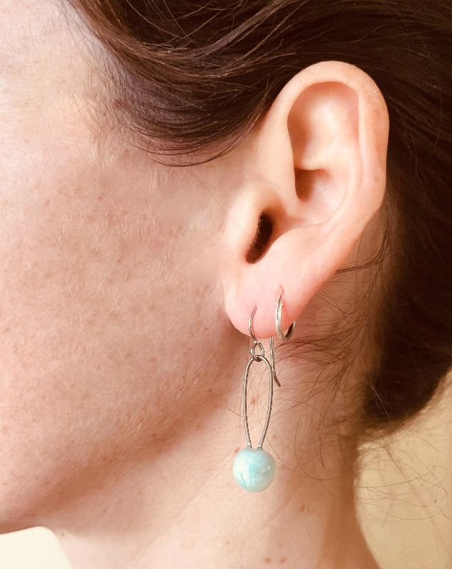 handmade ceramic earrings