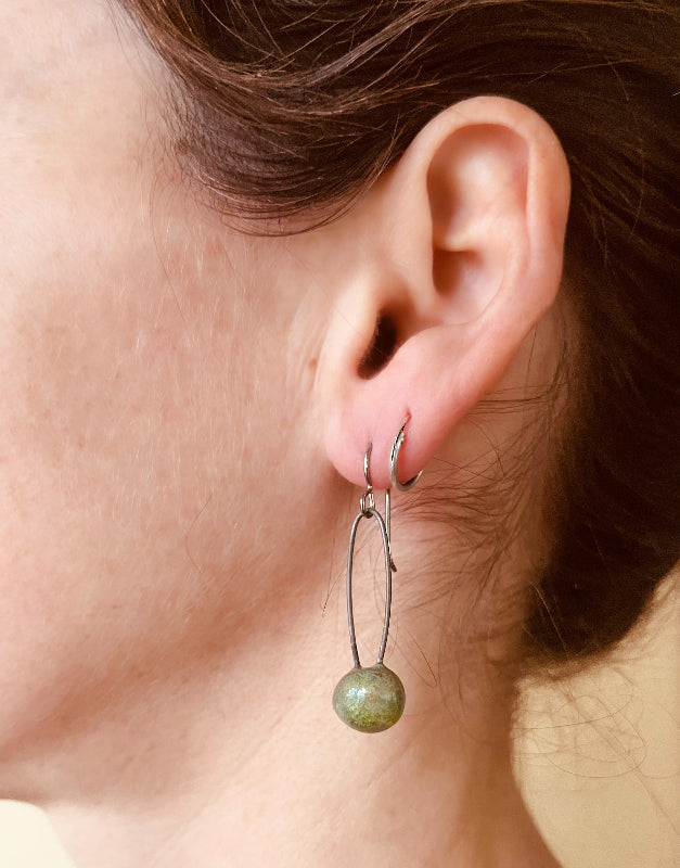 handmade ceramic earrings