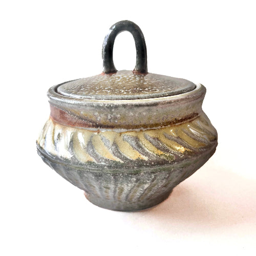 handmade pottery jar